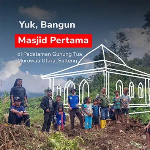 Wujudkan Masjid Pertama di Kampung Mualaf Gunung Tua